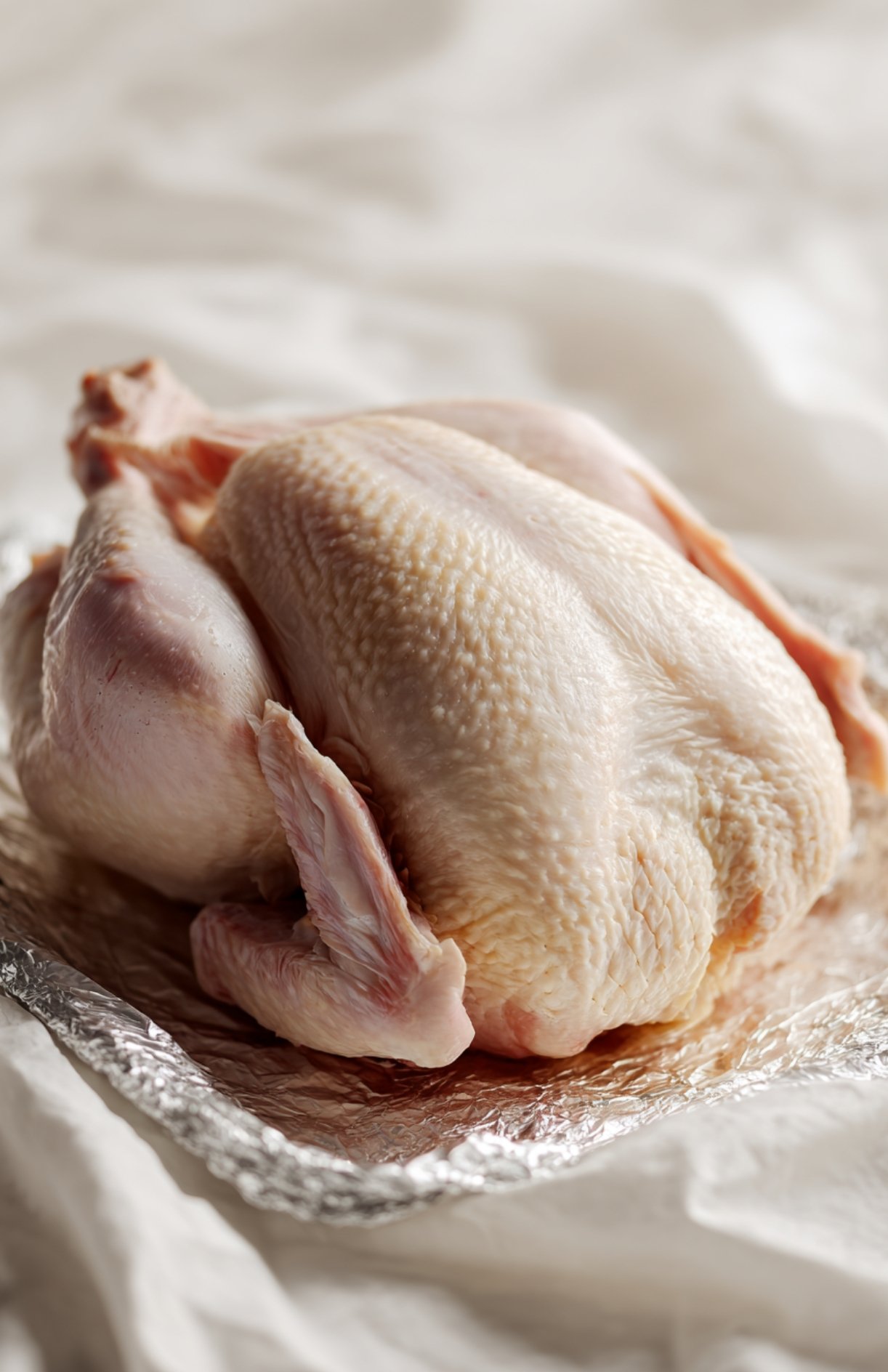 Carved Butterball roasted turkey breast with crispy golden skin and roasted onions from a Butterball turkey roast.